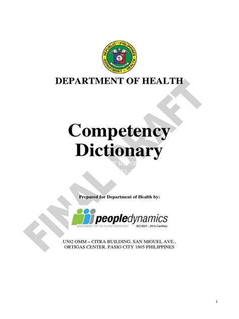 Image result for Competency Dictionary