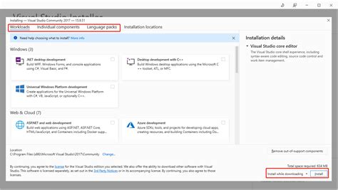 Image result for Visual Studio Installer 2017