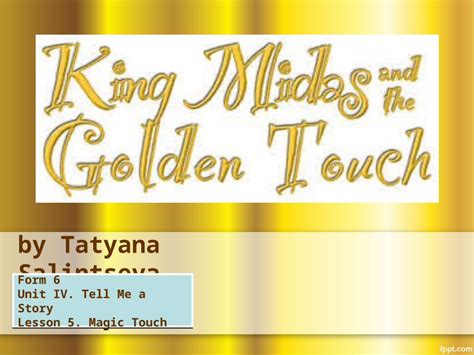Image result for King Midas Touch
