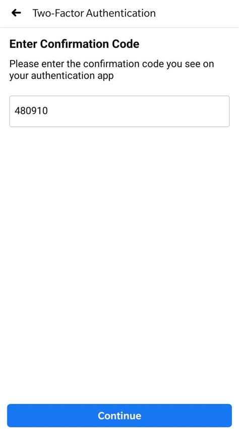 Image result for Facebook Code Number 6 Digit