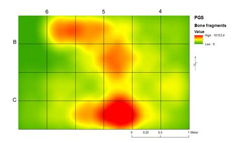 Kernel Density Estimation QGIS Layout に対する画像結果