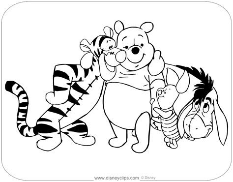 Image result for Tigger and Eeyore Coloring Pages