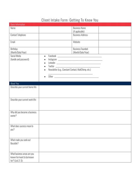 Toradh íomhá ar Event Intake Intake Form Excel