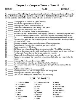 Image result for Computer Worksheet 12 Grade