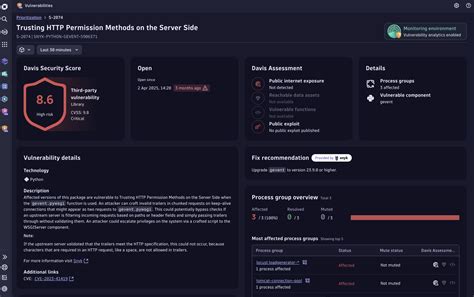 Python Vulnerabilities に対する画像結果