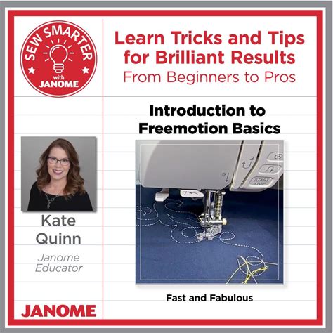 Afbeeldingsresultaten voor Free Janome Tutorials