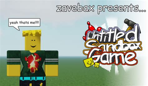 Untitled Sandbox Game - Roblox