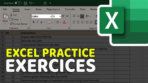 Image result for Excel Practice Exercises for Beginners