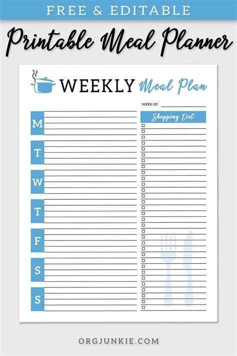 Image result for Blank Editable Menu Templates Free
