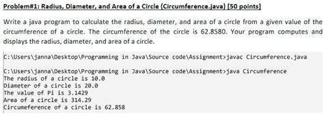 Image result for Circle Circumference Java