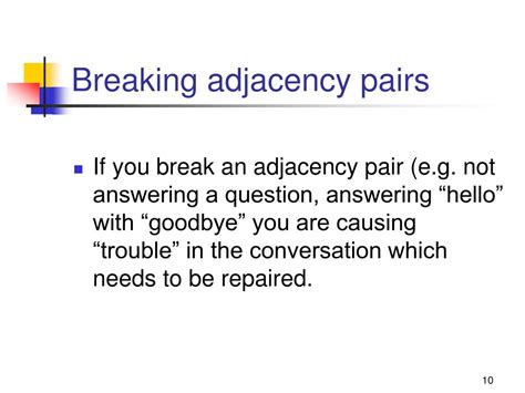 Image result for Adjacency Pairs Examples
