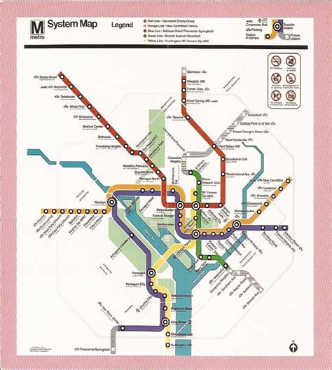 Washington Metro System Map に対する画像結果