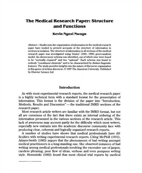 Image result for Research Paper Example PDF