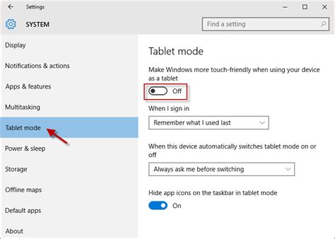 Toradh íomhá ar Tablet Mode Shortcut Windows 1.0