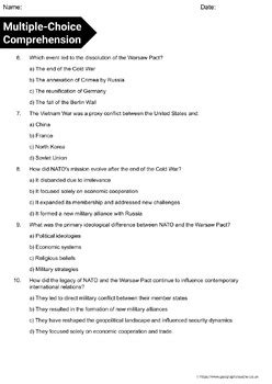 Afbeeldingsresultaten voor The Formation of NATO and Warsaw Pact