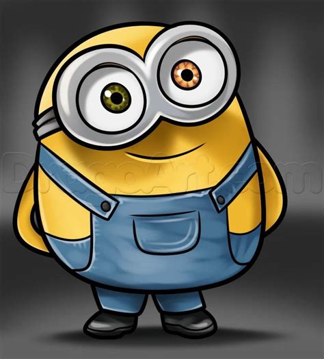 Image result for Draw a 3D Minion