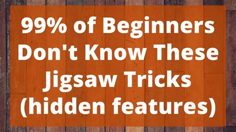 Afbeeldingsresultaten voor Jigsaw Tricks