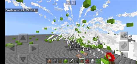 Image result for Minecraft Explosionn Particle Command