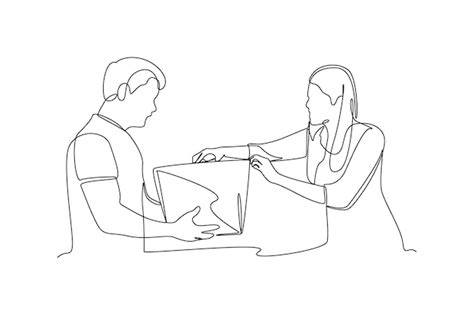 Charity Continuous One Line Drawing Vector に対する画像結果