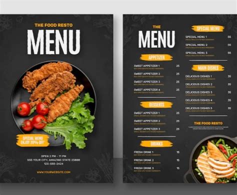 Image result for Manual Menu Layout