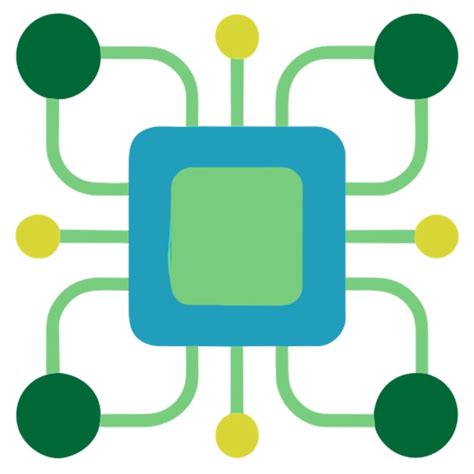 Toradh íomhá ar Microchip Drawing Colored