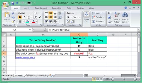Toradh íomhá ar Find Function Excel