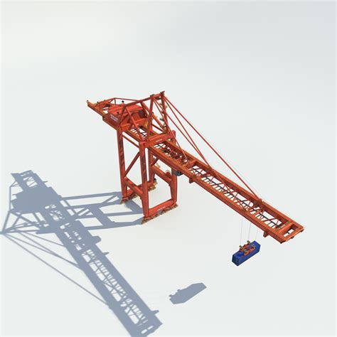 Berth Crane 3D Model ਲਈ ਪ੍ਰਤੀਬਿੰਬ ਨਤੀਜਾ