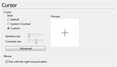Cursor Options に対する画像結果