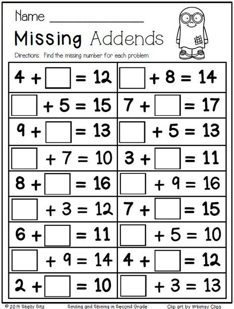Toradh íomhá ar Grade 2 Math Worksheets Printable