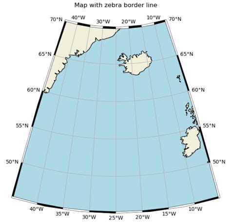 Image result for Python Plot Wrap around Line Cartopy