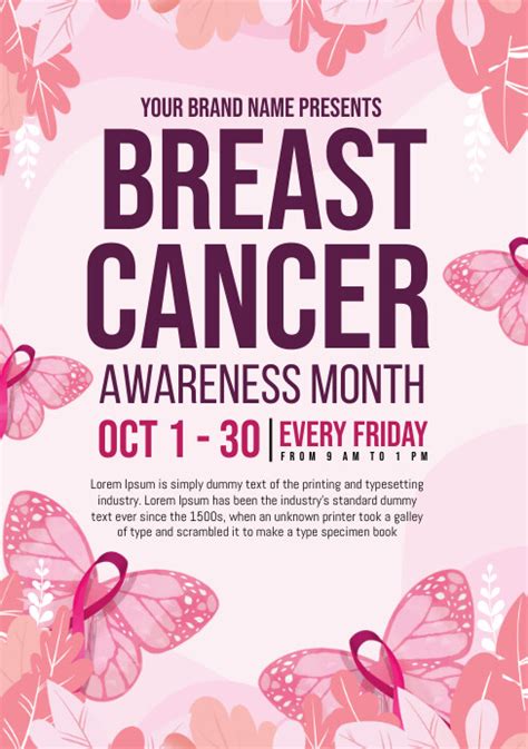 Image result for Blank Cancer Flyer Templates
