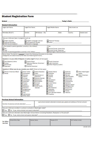 Image result for Student Registration Form Sample Programmin