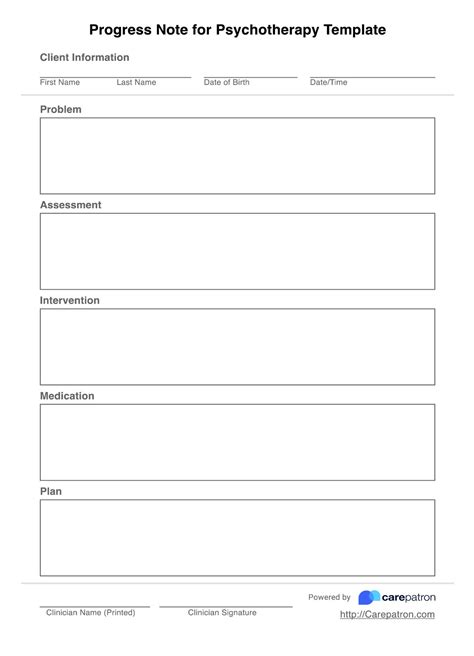 Afbeeldingsresultaten voor Progress Notes Template