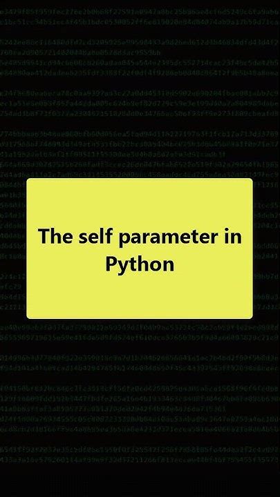 Image result for Self Parameter Python