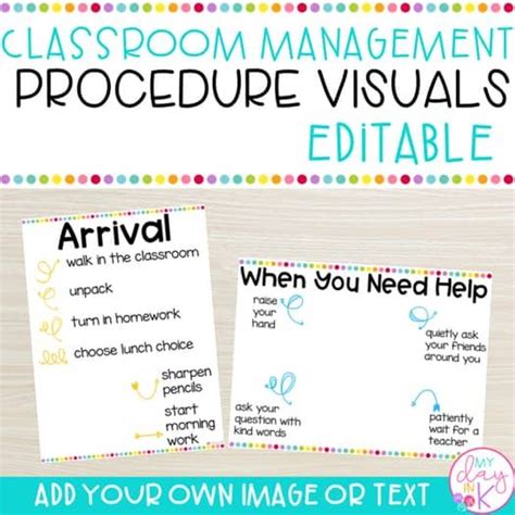 Classroom Procedures Visuals に対する画像結果
