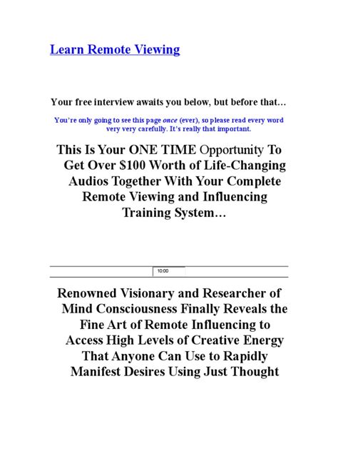 Toradh íomhá ar How to Learn Remote Viewing