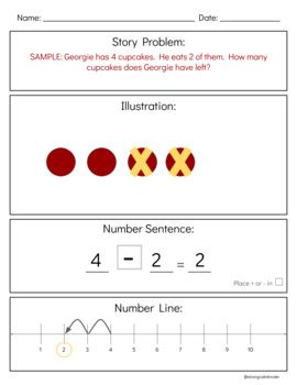 Image result for Math Story Problem Template
