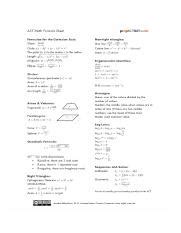 Image result for WorkKeys Applied Math For Dummies Formula Sheet