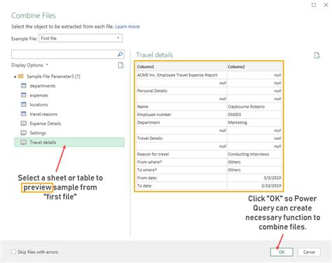 Image result for Power Query Combine Files
