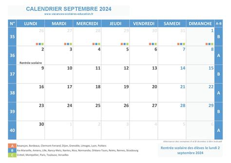 Calendrier. Septembre 2024 എന്നതിനുള്ള ഇമേജ് ഫലം