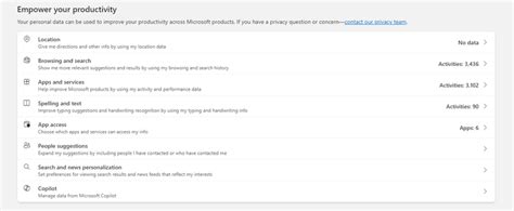 Image result for Privacy Dashboard Work Account