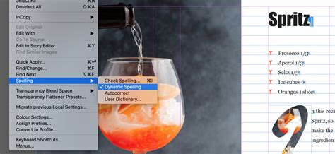 Image result for Where Is Spell Check in InDesign