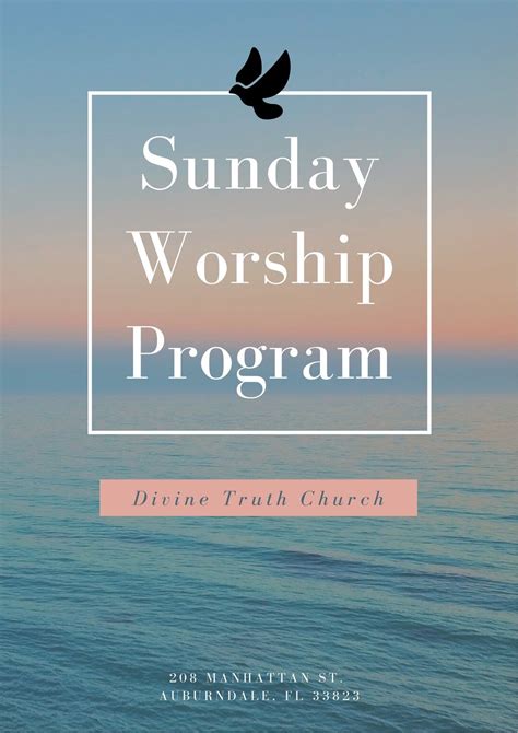 Image result for Church Programs Examples