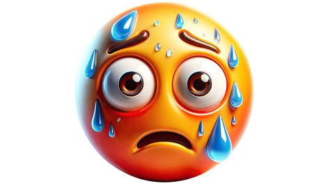 Image result for Sweating Emoji Transparent Background