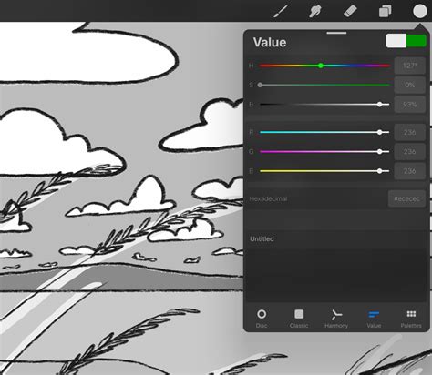 Afbeeldingsresultaten voor Procreate Color Picker