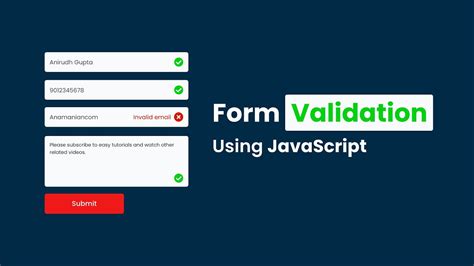 Toradh íomhá ar Name Validation in JavaScript