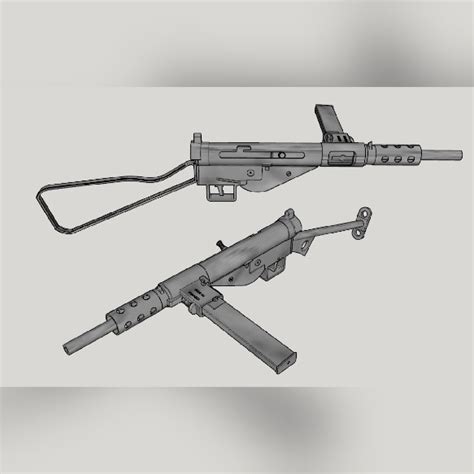 Image result for 3D Printed Sten MK2 Magazine