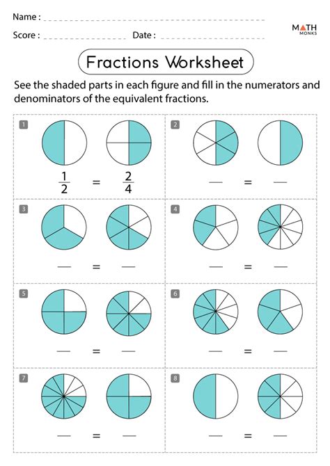 Afbeeldingsresultaten voor 3rd Grade Math Worksheets Fractions
