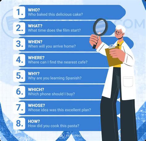 Image result for Example of WH Questions