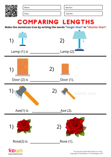 Image result for Comparing Length of Objects